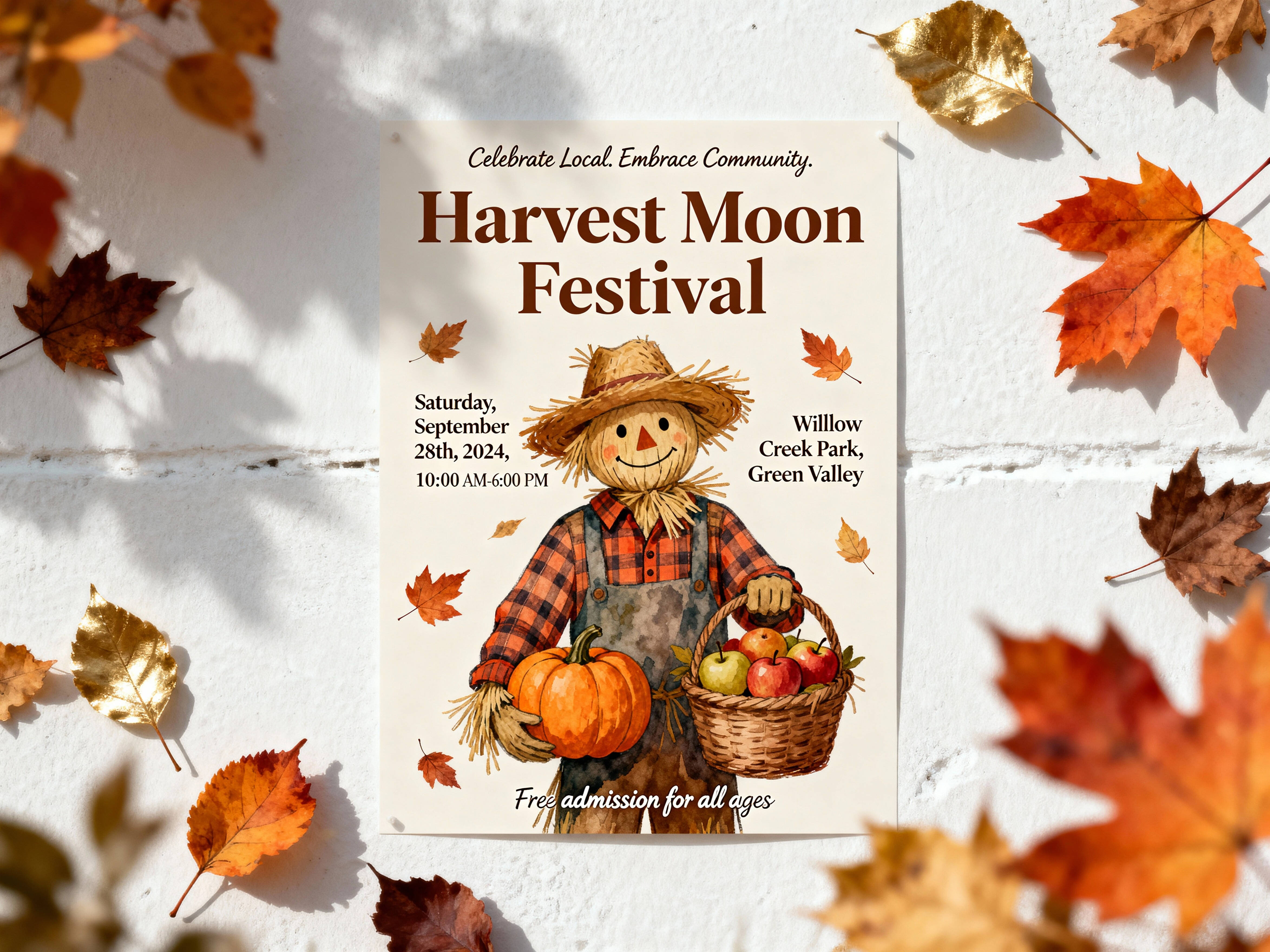 Harvest Moon Festival Poster
